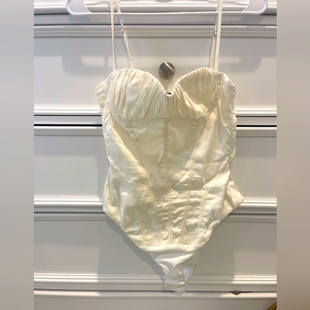NWT Zara Bodysuit, XSmall, White